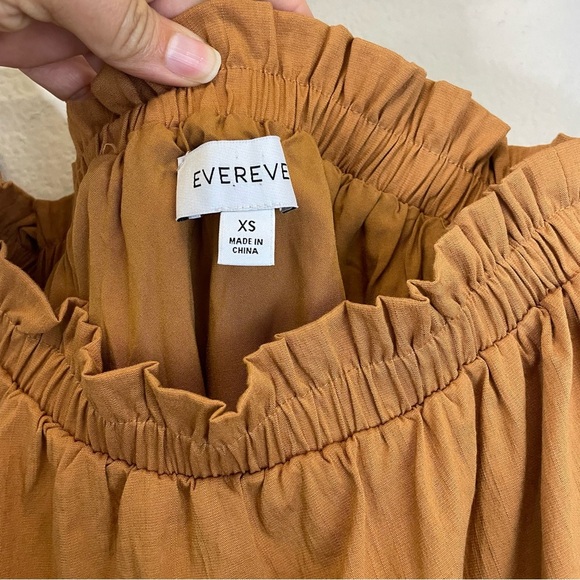 EVEREVE Burnt Gold Shane One Shoulder Top‎ Size XS - Picture 3 of 7